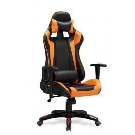 Kancelářské křeslo Defender (černá + oranžová)