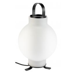 Bílá skleněná stolní lampa ZUIVER NOMAD