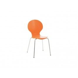 Jídelní židle Line, oranžová - výprodej SCHDNH000016002S SCANDI+