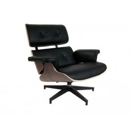 Designové křeslo Lounge chair, černá, ořech 25478 CULTY